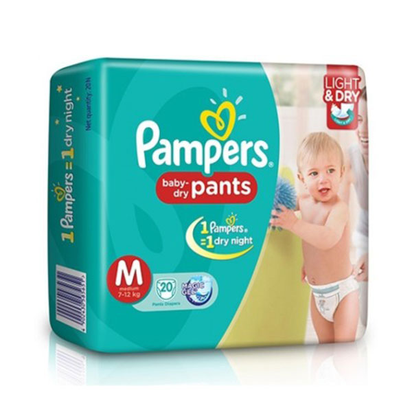 PAMPERS MEDIUM (7-12) KG ECONS