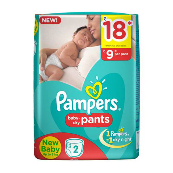 PAMPERS NEW BORN 2S